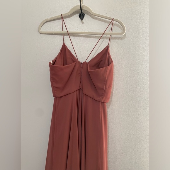 Jenny Yoo Inesse Dress in Dusty Rose (Size 0) - Picture 8 of 15